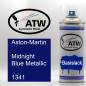 Preview: Aston-Martin, Midnight Blue Metallic, 1341: 400ml Sprühdose, von ATW Autoteile West.